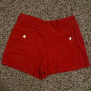 Red Janie and Jack shorts size 7